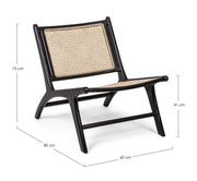 Mabel natural fiber armchair