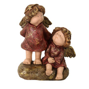 Gold resin angel cm23x14,5h27,5