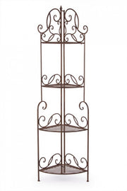 Brown Melanie 4P corner cabinet