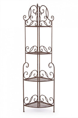 Brown Melanie 4P corner cabinet