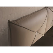 Double bed with container ARMONIA Tortora 188x223x h109 cm