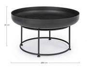 Efesto metal brazier D80 cm