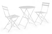 White Bistrot garden set bizzotto table and chairs