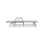 Arent cot in steel and with anthracite armrests cm 69h