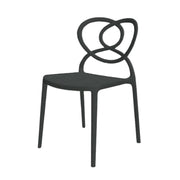 Lovely Black Polypropylene Chair UV and Moisture Resistant L59 x W53 x H82