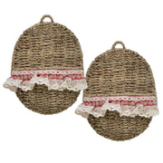 Cordi 1-2 letter holder devon red oval cm22x9h27