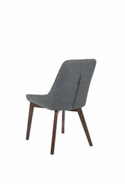 Set of 4 Fabric Chairs 62cm x 49.5cm x 87cm