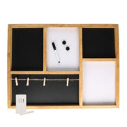 Blackboard with magnetic panels, memo holder, marker and chalk cm60x45x3,5