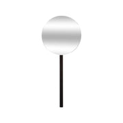 Modern mirror with storage Yellow diameter 14x h35 cm