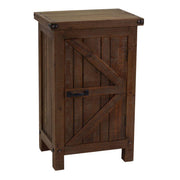 Cabinet with 1 country walnut door 50x36xh.80 cm