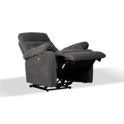 Dark Grey Electric Recliner Armchair 855 x 92 x 109 cm