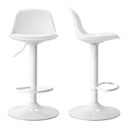 Adjustable Completely White Stool 36x40x85 cm