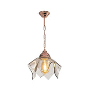 Volga pendant lamp MDL3782 copper and smoked glass