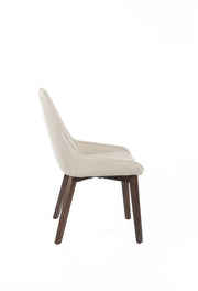 Set of 4 Fabric Chairs 62cm x 49.5cm x 87cm