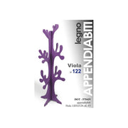 Appendiabiti bambino da terra piantana piccolo viola cm 122 h