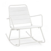 Rocking chair white bizzotto lillian