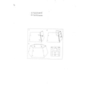 Silver hexagonal folding metal shaft cover cmø68h25