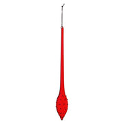 Red drop drop Christmas glass pendant 5,5x h40 cm