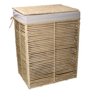 Paper hilary beige rectangular folding basket cm30x40h55