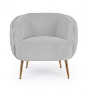 Light gray atmosphere style armchair