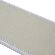 Claveland white aluminum sunbed