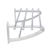 White Aluminum Bathroom Shelf 50 x 29.5 x 20 cm