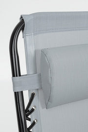 Martin deck chair light gray for outdoor