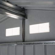 Big Store house in green sheet metal 257x205xh202cm