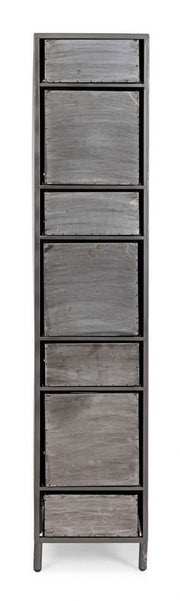 Store chest of 7 drawers in industrial style