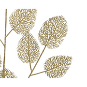 Gold leaf branch H 88 cm