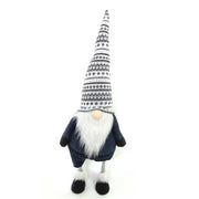 Fabric gnome with gray led cm30x22h85