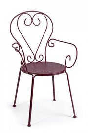 Etienne Bordeaux stackable chair with armrests