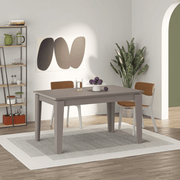 Tolmen light mocha dove gray extendable table 140x80 cm