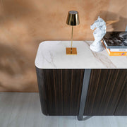 Stylish 4-Door Sideboard 160 x 40 x 85 cm