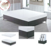 Double mattress with removable cover in memory 160x190xh.21 cm