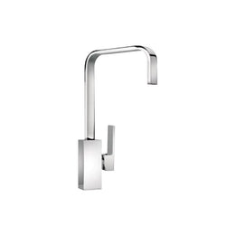 Pani single-lever chrome-plated sink mixer tap with high adjustable spout