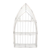 White metal shelf 3 shelves cm29x12h55