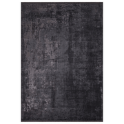 Anti-slip vintage bamboo carpet anthracite color 120x180