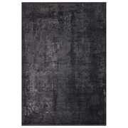 Anti-slip vintage bamboo rug anthracite color 160x230