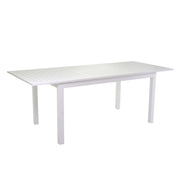 Sullivan white extendable aluminum table