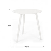 Ridley Coffee Table D50 White Yk11 -