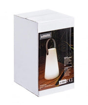 Cylindrical LED garden lamp in Polyethylene