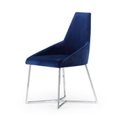 Enzio chair blue parliament fabric