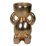 Child gold resin vase holder cm49,5x48h69