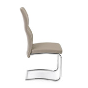 Chair in eco-leather Tortora THELMA 44x58x h104 cm