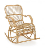 CASIMIRA Rocking Armchair in Natural Rattan 66x82x h88 cm