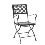 Isotta Anthracite Garden Armchair Chair