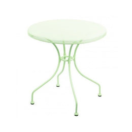 Round wrought iron outdoor table NETTY Green diameter 70x h71 cm