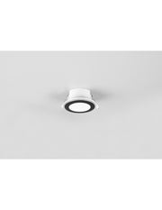 Aura Recessed Spotlight Triple Switch Led Dimmer Black Ø8 cm Trio Lighting