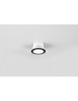 Aura Recessed Spotlight Triple Switch Led Dimmer Black Ø8 cm Trio Lighting